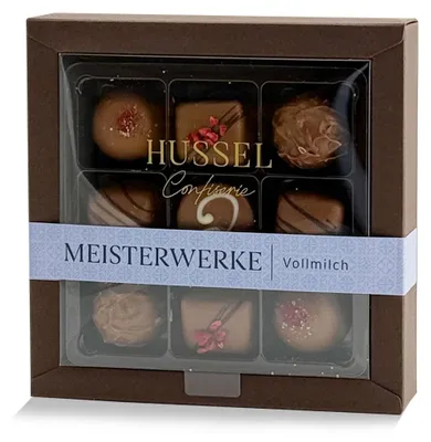 Produktbild von Hussel MEISTERWERKE Pralinenauslese Vollmilch, 110g