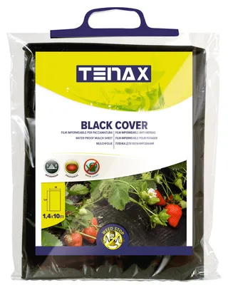 Immagine prodotto di TENAX, telo pacciamante nero, 1,40 x 10 metri, specifico per la pacciamatura in orto