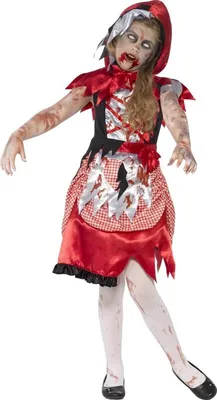 Image de Costume de zombie pour fille 7-9 ans (130/143 cm)
