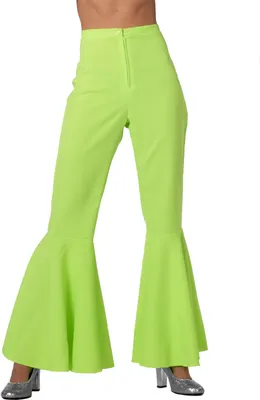 Immagine prodotto di Pantaloni a zampa verde neon, taglia: 42
