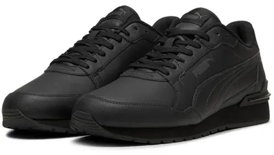 Produktbild von Puma Echtleder Sneaker 'ST Runner v4 L' PUMA Black - Shadow Gray, Uni, Herren:37 EU
