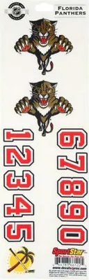 Immagine prodotto di Set di adesivi NHL, sportivi della squadra Florida Panthers