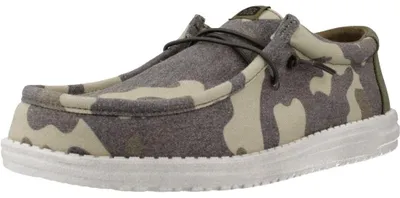 Produktbild von HEY DUDE WALLY WASHED CAMO Grün