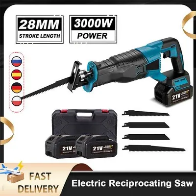 Obrázek produktu pro Elektrická kotoučová pila 3000 W, 21 V, akumulátorová, přenosná