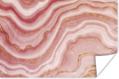 Produktbild von MuchoWow® Poster Achat - Rosa - Edelsteine - Kristall 180x120 cm - Fotoplakat