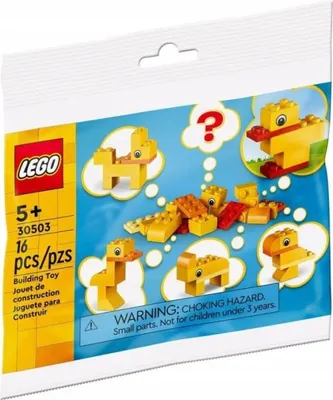 Zdjęcie produktu dla LEGO Iconic Swobodne budowanie: zwierzęta — zbuduj własne, Zestaw do budowania, 5 lat(a), Plastik, 16 szt., 20 g