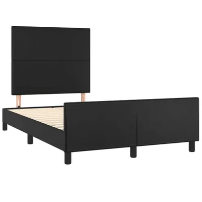 Immagine prodotto di Giroletto senza Materasso Nero 120x190 cm Pelle finta