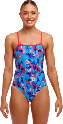 Produktbild von Funkita Single Strap One Piece Badeanzug Blau AUS 14 Damen Blau AUS 14