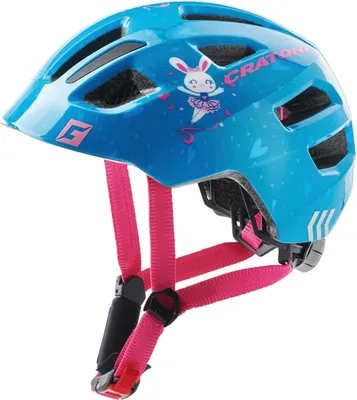 Produktbild von Cratoni Maxster Bunny Blue Glossy Kinderhelm