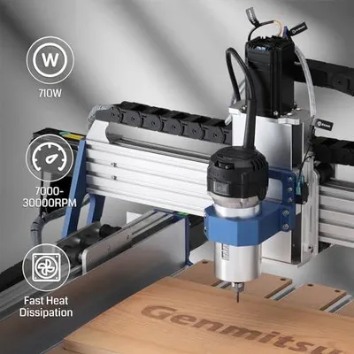 Zdjęcie produktu dla Router cnc 710 w średnica 65 mm 6 prędkości ręczny do grawerowania