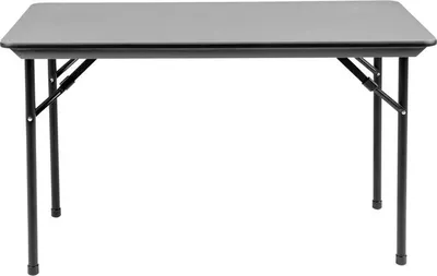 Image de Table pliante rectangulaire Bolero, grise 122 cm