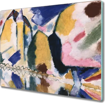 Produktbild von Coloray Kochplattenabdeckung Herdabdeckplatte 60x52 cm Hackbrett Schneidebrett Küchenbrett - Komposition