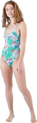 Zdjęcie produktu dla Hurley Java Tropical Cheeky Swimsuit Blue M Strój kąpielowy damski niebieski M