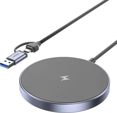 Produktbild von BENFEI MagGo magnetisches kabelloses Ladegerät (Pad), MagSafe kompatibel, 15W schnelles Ladegerät,Für iPhone 16/16 Pro/1