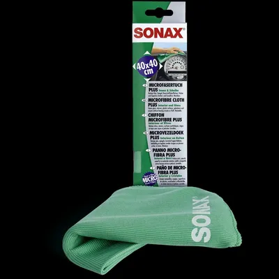 Zdjęcie produktu dla Sonax 04165000, Samochód, Suche ubranie, Ciało, Tablica rozdzielcza, Zielony, Szkło, Plastik, Poliamidowy, Poliester
