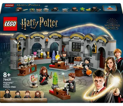 Produktbild von Lego Harry Potter 76431-Zaubertrankunterricht, Hogwarts, Snape und Hermine Kit