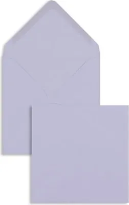 Produktbild von Briefumschläge 130x130mm 100g/qm gummiert VE=100 Stück lilac