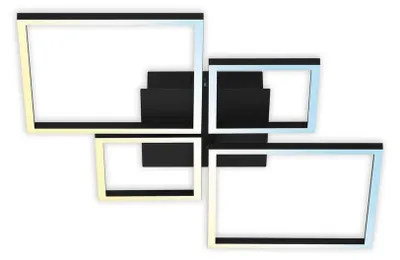 Produktbild von LED Deckenleuchte Fernbedienung CCT schwarz 40W dimmbar Metall Briloner