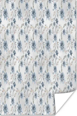Produktbild von MuchoWow® Poster Blumen - Pastell - Aquarell 120x180 cm - Kunstposter
