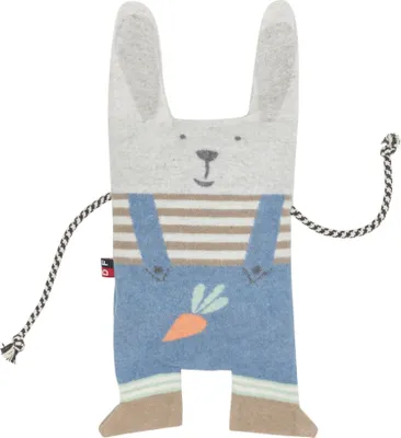 Produktbild von David Fussenegger Körnerkissen 'Hase' 16 x 29 cm Mittelblau
