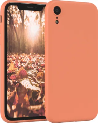 Produktbild von EAZY CASE - TPU Hülle für Apple iPhone XR, TPU Case stoßfeste Handyhülle, weiches Cover mit Kameraschutz, Silikonhülle in Orange