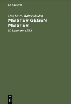 Produktbild von Meister gegen Meister