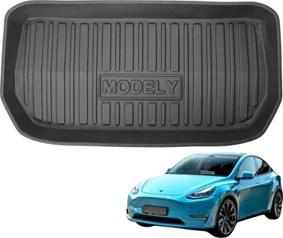 Obrázek produktu pro TLECTRIC podložka do kufru pro Tesla Model Y 2022-2024 - Voděodolná, vysoký okraj, perfektně padnoucí - do předního kufru