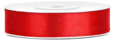 Obrázok produktu pre Wstążka satynowa 12 mm x 25 m Czerwona