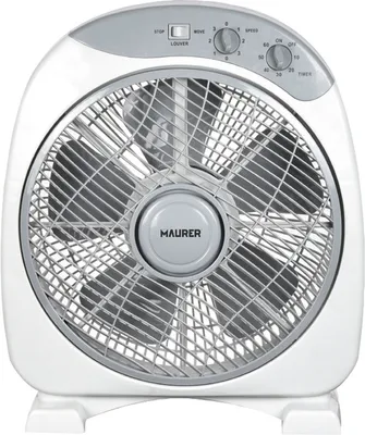 Image de Ventilateur de caisson Maurer Ø 30cm 40 Watt. 3 vitesses de ventilation. Grandes lames, 3 avec minuterie