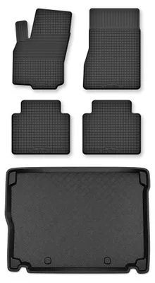 Immagine prodotto di Tappetini a vasca + bagagliaio per Renault Scenic III 2009-2016 5 pezzi