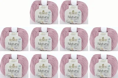 Zdjęcie produktu dla 10x DMC Natura Just Bawełna - miekka, matowa przedza wykonana w 100% z bawelny czesanej., 302, (Kolor N07)
