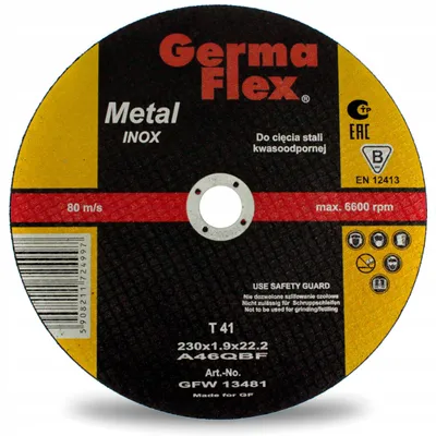 Produktbild von Germaflex Trennscheibe INOX Edelstahl 230x1.9mm