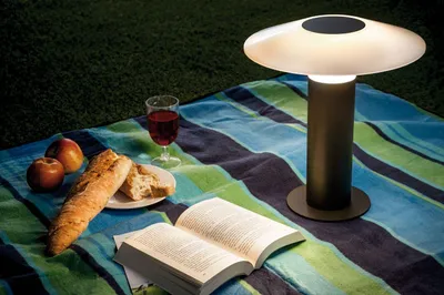 Produktbild von Paulmann Portino Außen Akkulampe Mobile Leuchte für Außen IP44 warm weiß Anthrazit incl. Bakterien