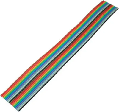 Produktbild von Flachkabel farbig Raster 1,27mm 20 pin 10m