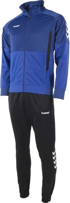 Produktbild von Hummel Authentic Trainingsanzug Polyester Herren - Royal / Schwarz  | Größe: M