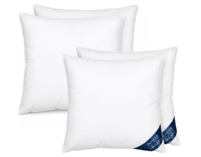 Obrázek produktu pro Power of Dreams, sada 4 polštářů, 45x45 cm, 500 g - Peříové polštáře, ideální jako polštář na spaní, polštář pod hlavu a polštář do postele, vhodné pro alergiky a děti