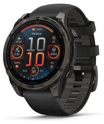 Produktbild von Garmin fenix 8, 3,56 cm (1.4"), AMOLED, Touchscreen, 32 GB, WLAN, GPS