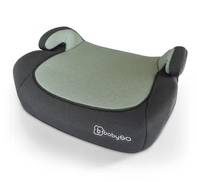 Produktbild von BabyGo Sitzerhöhung Booster iSize, Schwarz Melange, 125-150 cm