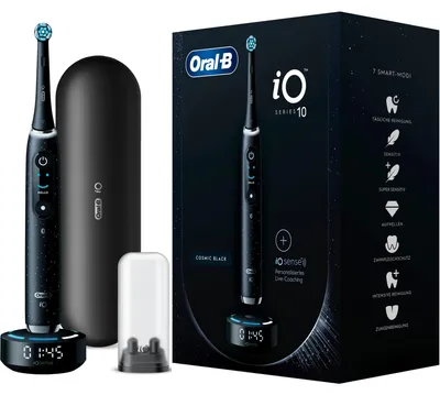 Produktbild von Oral-B Oral-B iO Series 10, Elektrische Zahnbürste, (Cosmic Black)