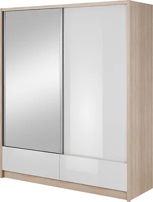 Produktbild von Garderobe Aufbewahrung 180cm Regal Schrank Archiv Schiebetüren Schiebetüren Büro