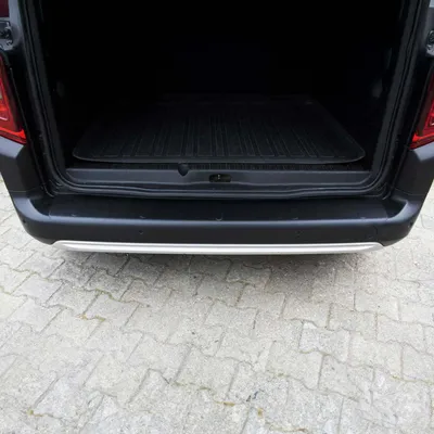 Produktbild von Ladekantenschutz für Citroen Berlingo II 2008-2018 Matt Schwarz ABS