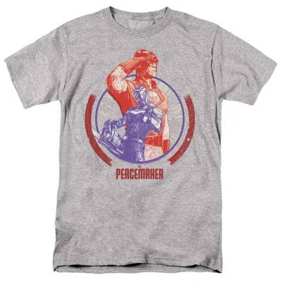 Immagine prodotto di Maglietta "Peacemaker" unisex, taglia M, modello sportivo "Heather" (adatta sia per uomo che per donna)