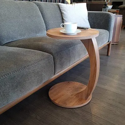 Immagine prodotto di Tavolino di servizio Intergas con rotelle, in legno, 38x38x56 cm, Pijnboom