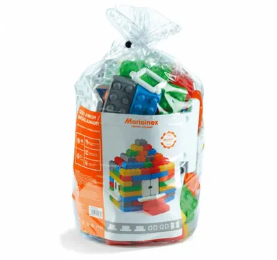 Obrázok produktu pre Stavebné tehly Junior 90 kusov Okná + dvere