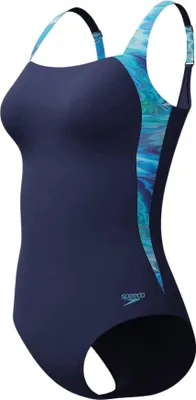 Produktbild von Speedo Shaping LunaLustre Badeanzug für Damen, Farbe:Blau, Größe:50