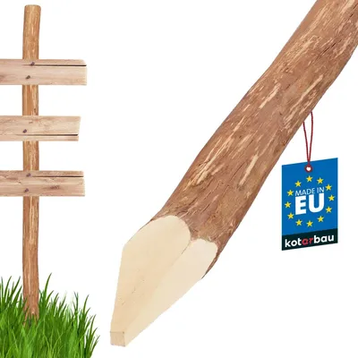 Produktbild von KOTARBAU® Plotový stĺpik pre plot z lieskových lamiel na záhony 120 cm