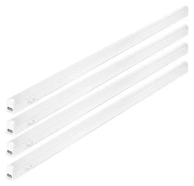 Produktbild von 4 x LED Unterbauleuchte Lightbar Connect Linex 86cm Weiß IP20 15W 1650lm warmweiß 3000K mit Schalter