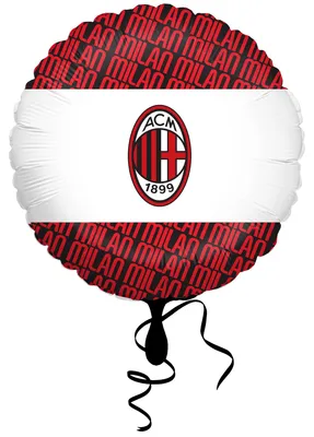 Productafbeelding van Foliënb Ballon, Rond, AC Milan, 43 cm - Één maat