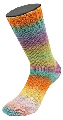 Produktbild von Lana Grossa - Meilenweit 100g Color Mix Sparks 7617 oliv minttürkis graublau lavendel taupe pistazie jade türkis terrakotta gelb