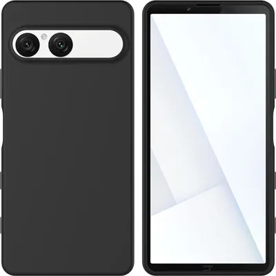 Image de Housse en silicone TPU pour Sony Xperia 10 VII Protection Couverture Flexible Mince Noir